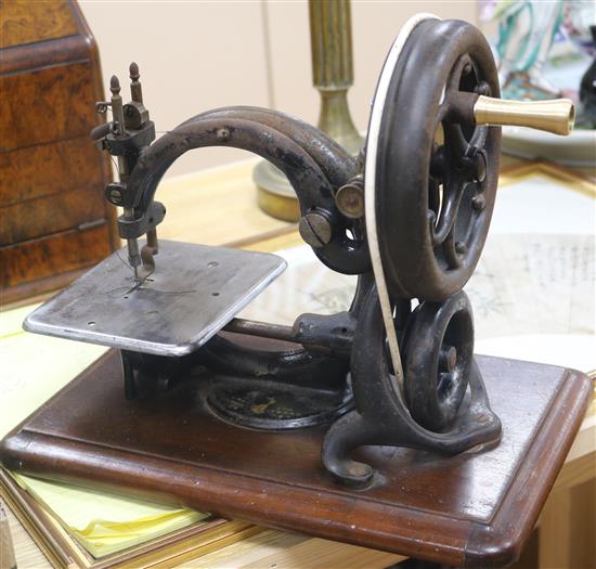 An early Victorian sewing machine